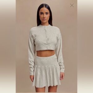 NEW Meshki knit pleated skirt